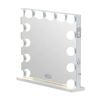 Marilyn Hollywood Vanity Mirror Pro - Tabletop or Wall Mount Vanity Mirror with 14 Dimmable LED Bulbs