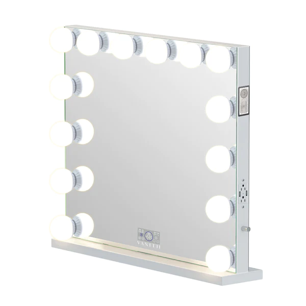 Marilyn Hollywood Vanity Mirror Pro Max - Tabletop or Wall Mount Vanity Mirror with 15 Dimmable LED Bulbs