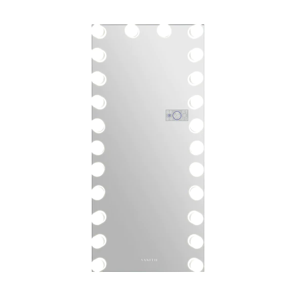 Marilyn Hollywood Vanity Mirror - Full Length Wall Mountable Vanity Mirror with 24 Dimmable LED Bulbs