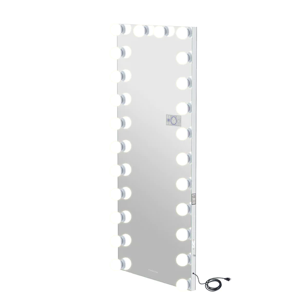 Marilyn Hollywood Vanity Mirror - Full Length Wall Mountable Vanity Mirror with 24 Dimmable LED Bulbs