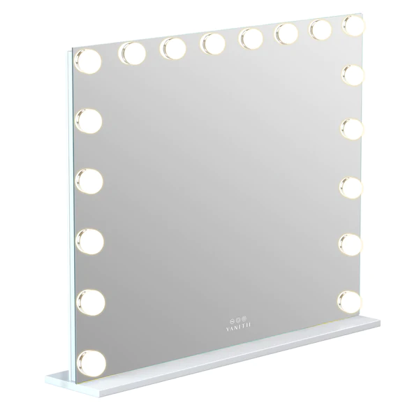 Mary Hollywood Glow Vanity Mirror with RGB - 18 Dimmable LED Bulbs