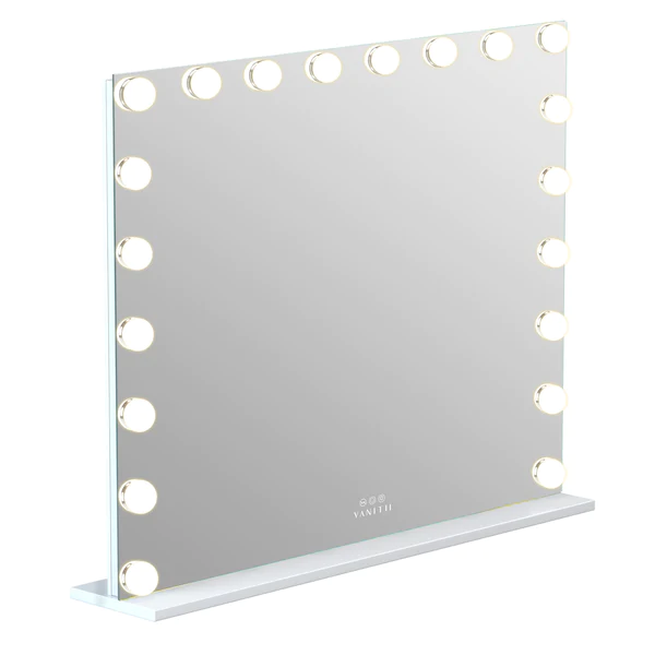 Mary Hollywood Glow Vanity Mirror with RGB - 20 Dimmable LED Bulbs