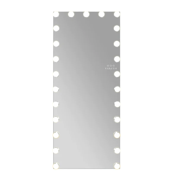 Hollywood Vanity Mirror - Full Length Vanity Mirror with 25 Dimmable LED Bulbs and RGB