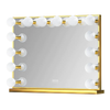 Chanel Gold Hollywood Vanity Mirror - 14 Dimmable LED Bulbs