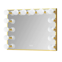 Chanel Gold Hollywood Vanity Mirror - 14 Dimmable LED Bulbs