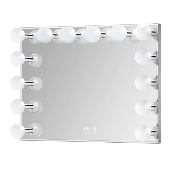 Chanel Silver Hollywood Vanity Mirror - 14 Dimmable LED Bulbs