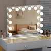 Chanel Silver Hollywood Vanity Mirror - 14 Dimmable LED Bulbs