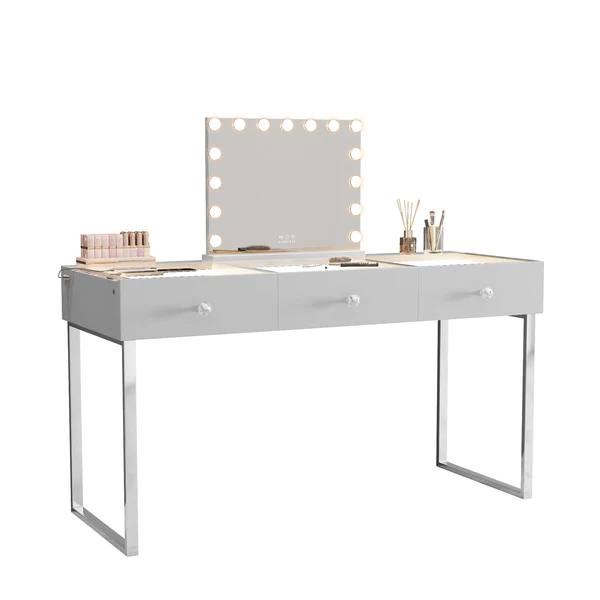 Billie Vanity Desk Pro - 3 Storage Drawers