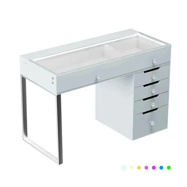 Diana Vanity Desk Pro - 6 Storage Drawers