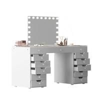 Eva Vanity Desk - 13 Storage Drawers