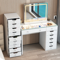 9-Drawer Makeup Vanity Storage Unit