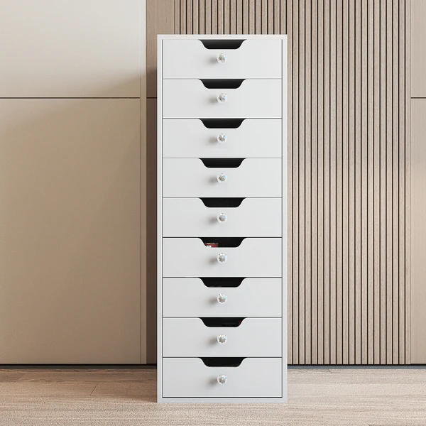 9-Drawer Makeup Vanity Storage Unit