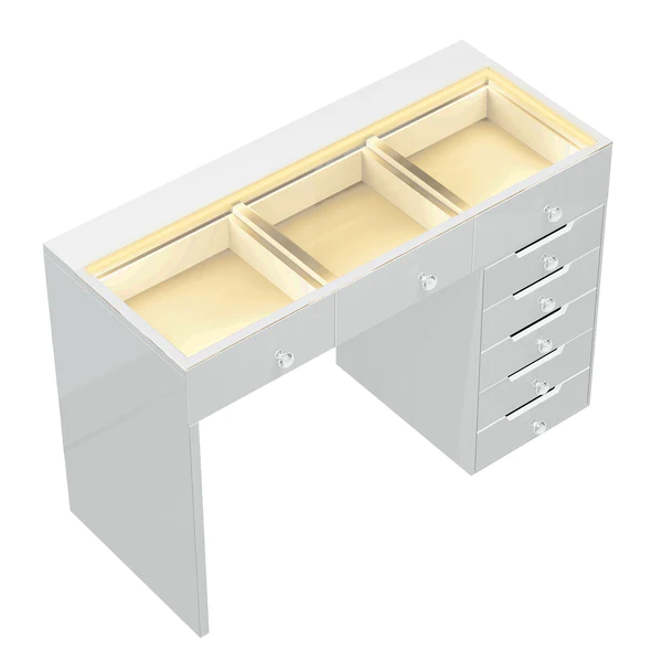 Ray Diana Vanity Desk - 8 Storage Drawers