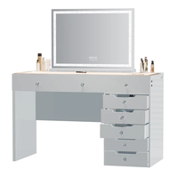 Ray Diana Vanity Desk - 8 Storage Drawers