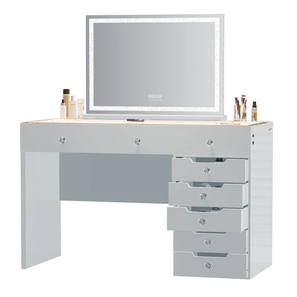 Ray Diana Vanity Desk - 8 Storage Drawers