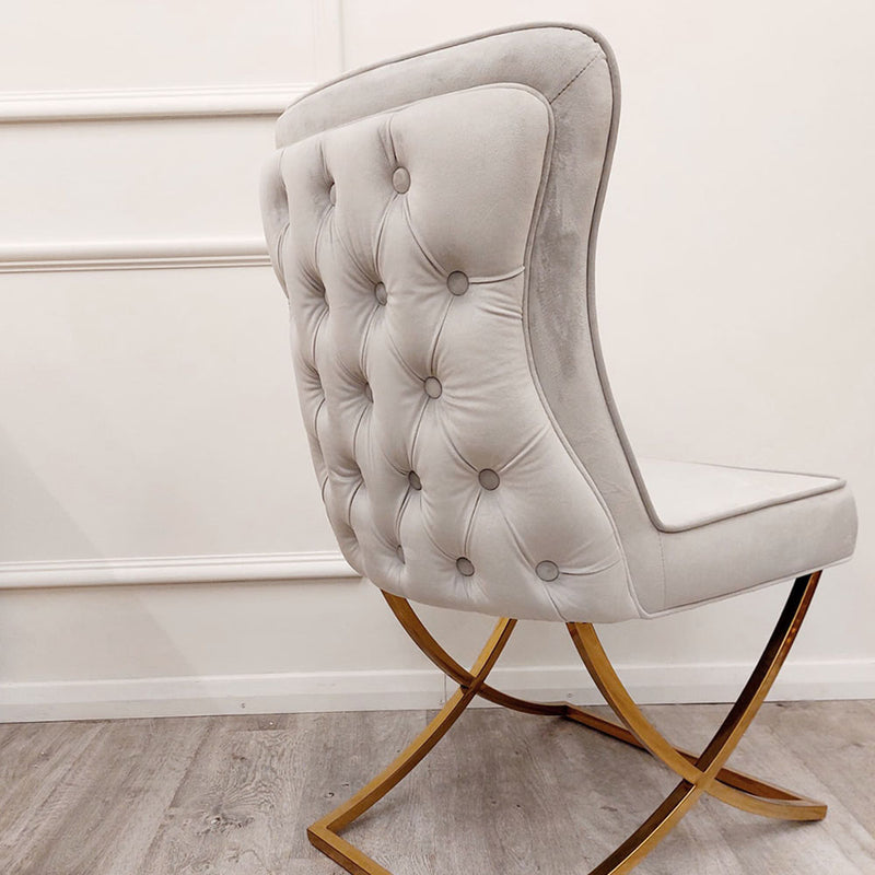 Sandhurst Dining Chair ALL COLOURS with buttoned back