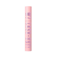 Pink mascara tube with 'BUT LASH QU!' text on a white background