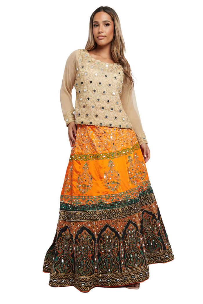 Orange Lehenga