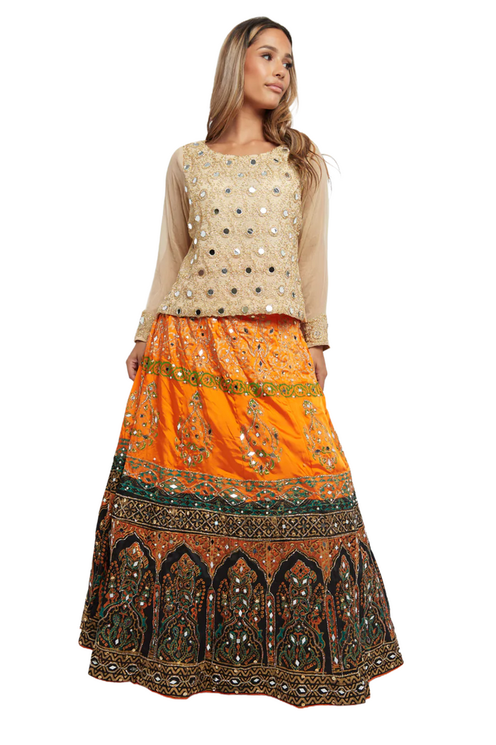 Orange Lehenga