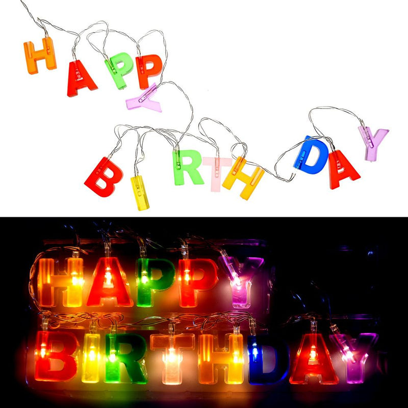 Happy Birthday LED String Light