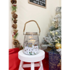 Christmas Market Lantern White With Rope Handel