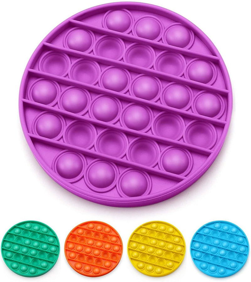 ASPECT Push Pop Bubble Stress Relief and Anti-Anxiety Tools for Kids Round Purple