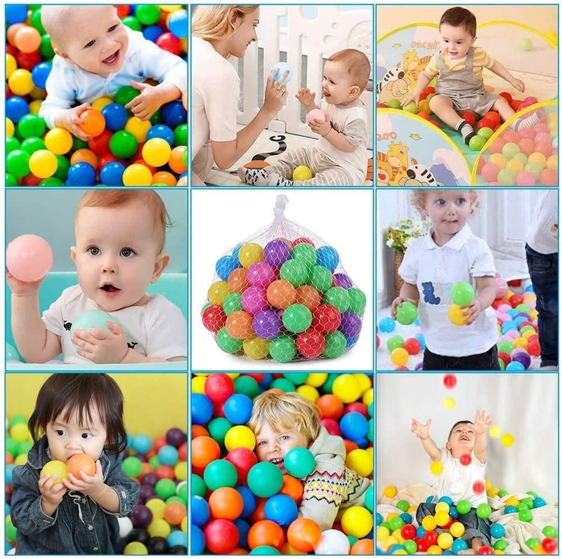 400 Pack Pit Balls Multi Coloured Soft Play Balls Play Activities BPA Free