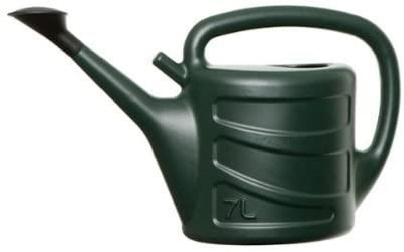 Whitefurze 7L Watering Can Flower Green with Detachable Sprinkler Rose