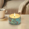 Portable Tin Scented Candles Gift Box Set Soy Wax Jar of 4