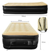 Jilong Luxury Twin Size Air Bed Mattress Soft Flocked Inflatable Camping Relaxing Airbed