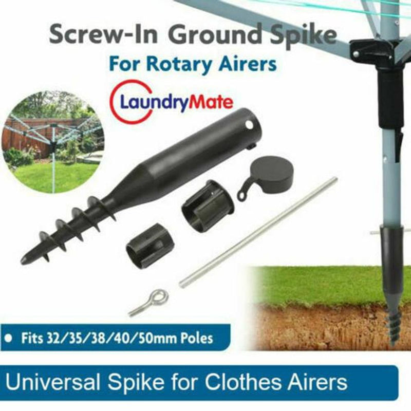 Fine Garden Screw In Ground Spike For Rotary Airers | AIRER ROTARY WASHING LINE STAND