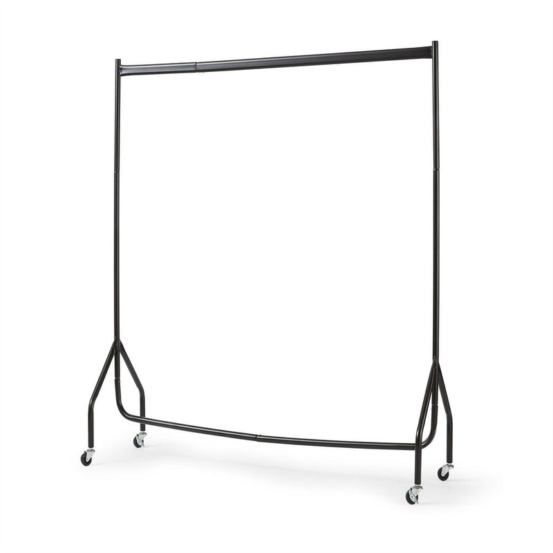 Extra Heavy Duty 4FT Long x 5FT Clothes Rail In Black