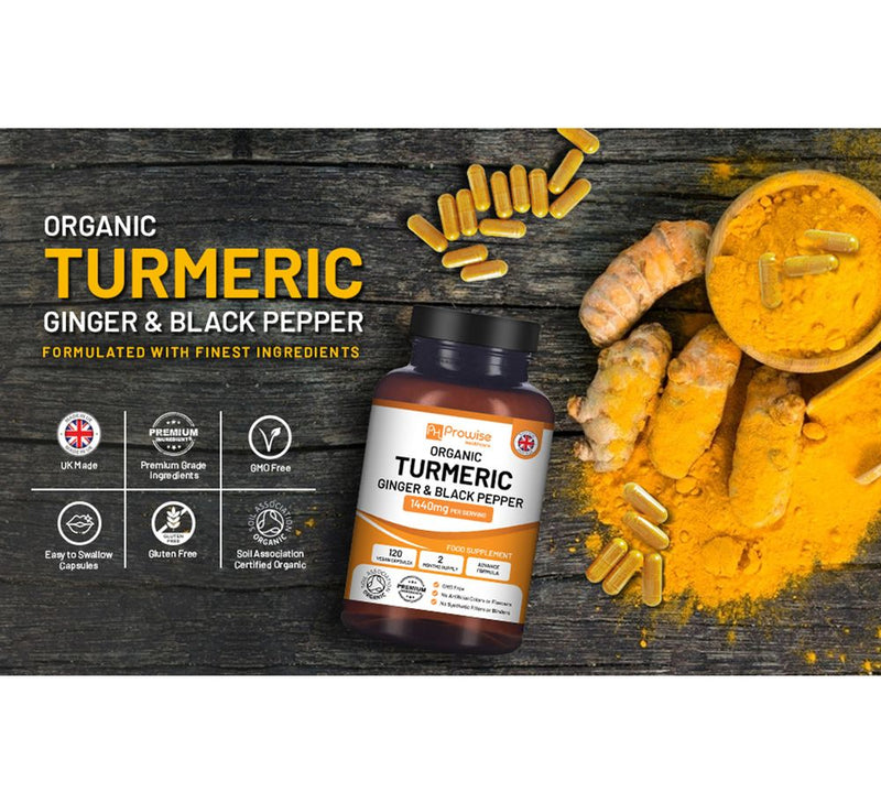 Prowise Turmeric Curcumin 1440mg with Black Pepper & Ginger