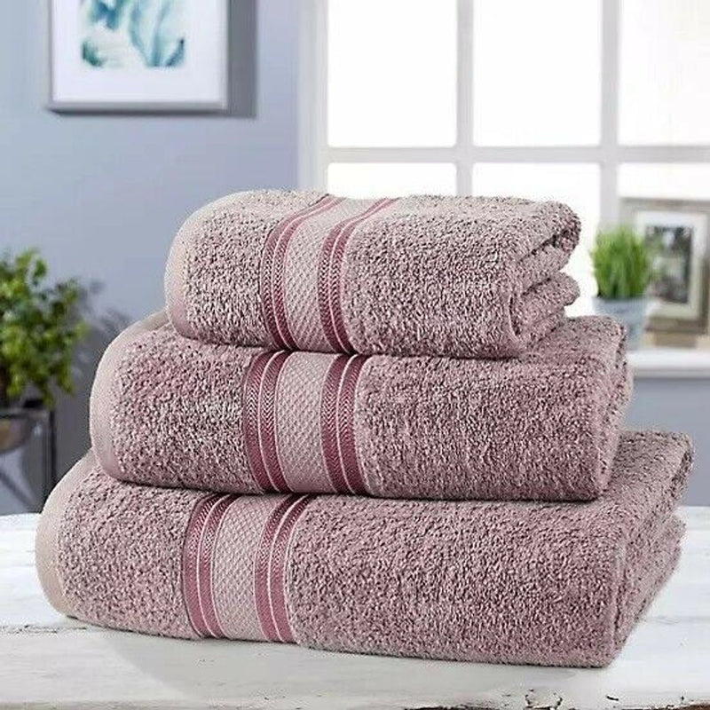 Luxury Cotton Towels, 550 GSM-Bath Sheet-Wisteria