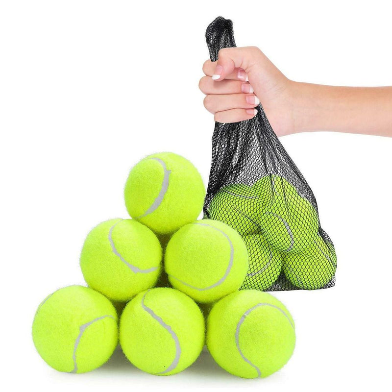 12  Aspect Soft Rubber Tennis Balls with bag Pressureless Training Exercise
