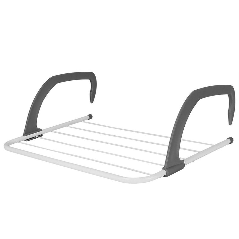 2x GREY Over Radiator Clothes Airer | AS-87846