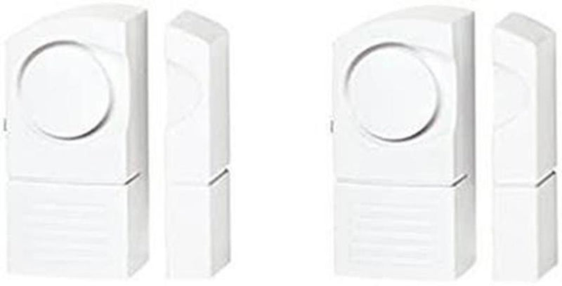 Benross 43720 Pack of 2 Mini Wireless Window Alarms, White