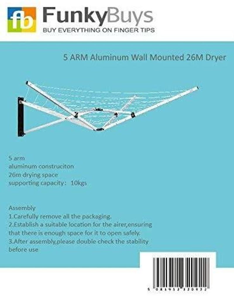 5 ARM Aluminium Dryer-26M-SI-5ARM26M