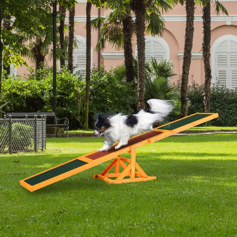New Pet Seesaw Dog Training Agility Equipment Toy Exercise Playing Pawhut