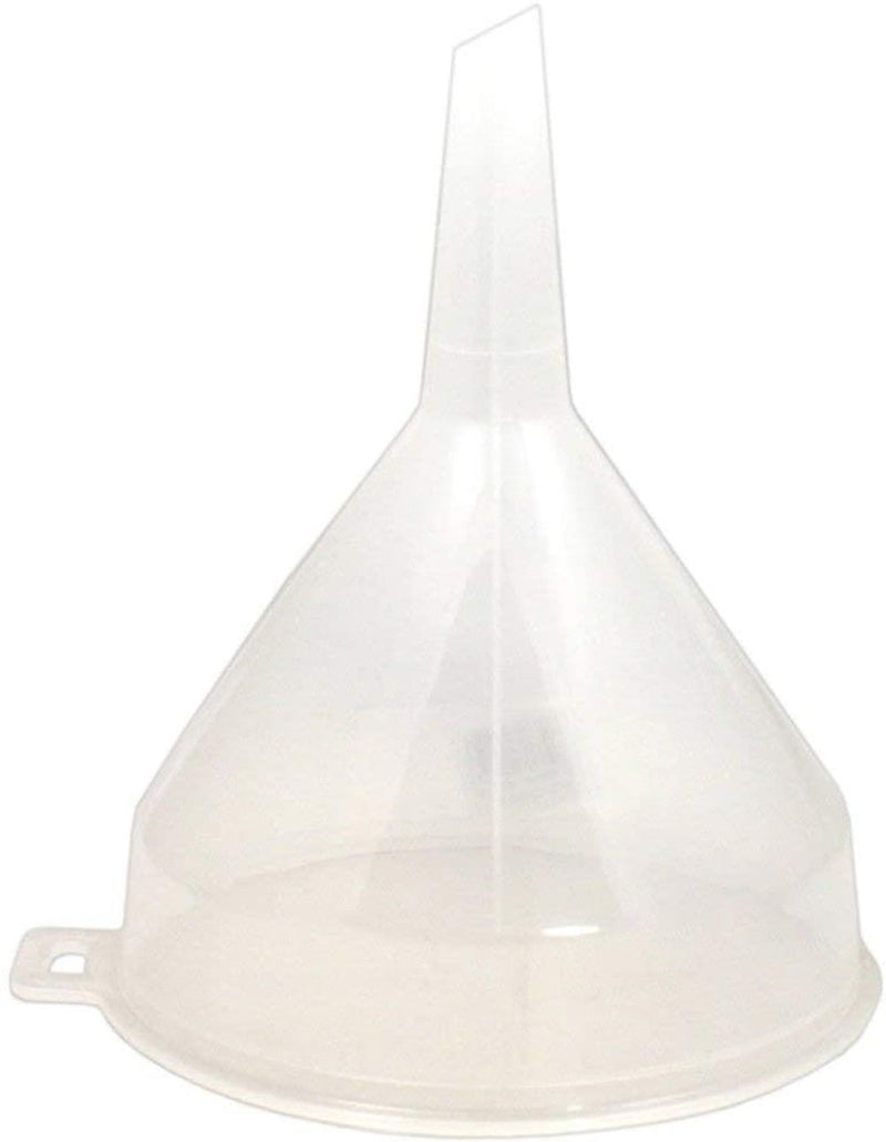 X2 Whitefurze 14cm Clear Plastic Funnel