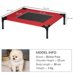 Elevated Pet Bed Cool Cot Dog Cat Portable Folding Home Camping Hammock Foldable