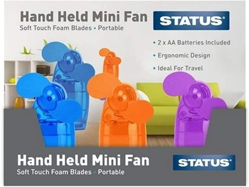 Hand Held Mini Fan available in 3 colours - selected at random