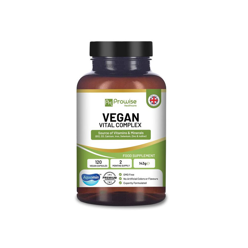 Prowise Vegan Vital Complex - Vitamins and Minerals Formulation to Support a Plant