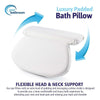Luxury Waterproof Home Spa Bath Pillow Non-Slip Comfort Spongy Bath Cushion