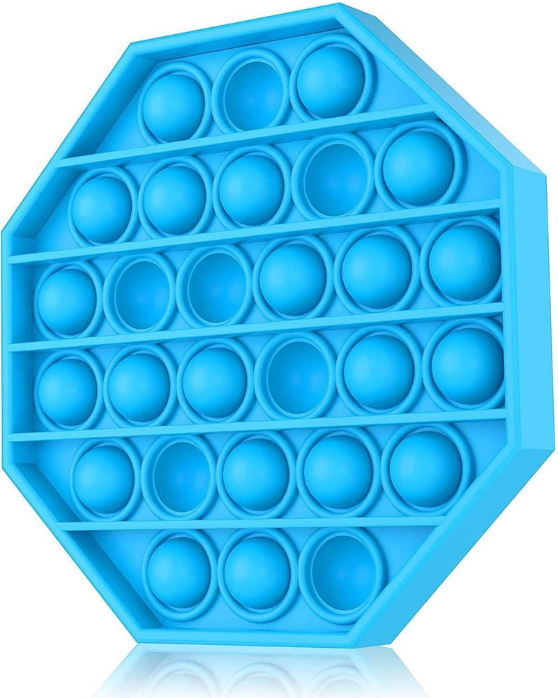 ASPECT Push Pop Bubble Stress Relief and Anti-Anxiety Tools for Kids Octagon  Blue