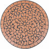 3 Piece Round or Square Bistro Set Ceramic Tile Terracotta or Blue & White