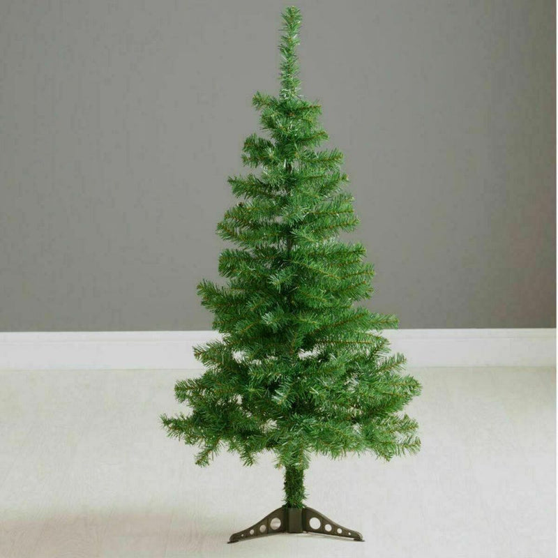 Kingfisher Festive 5ft Artificial Spruce 🎄 Christmas Tree Plastic Stand-Green🎄