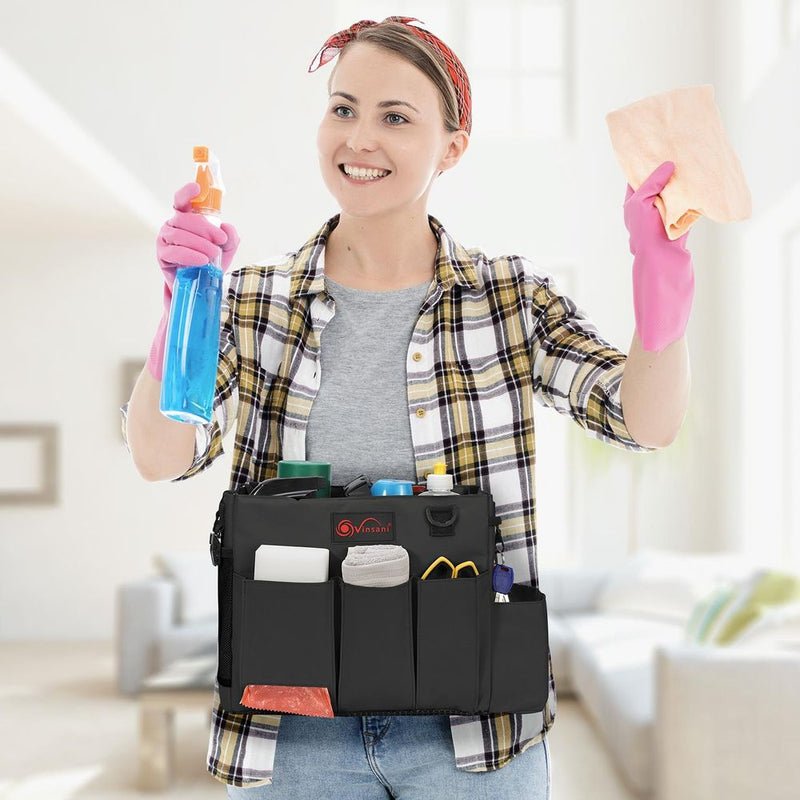 Cleaning Caddy Multifunctional Storage Organiser Bag