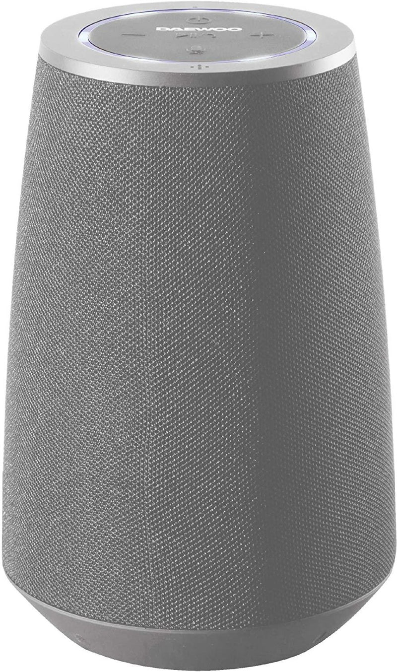 Daewoo Voice Assistant Bluetooth Speaker Compatible with Siri & Google Assistant Grey