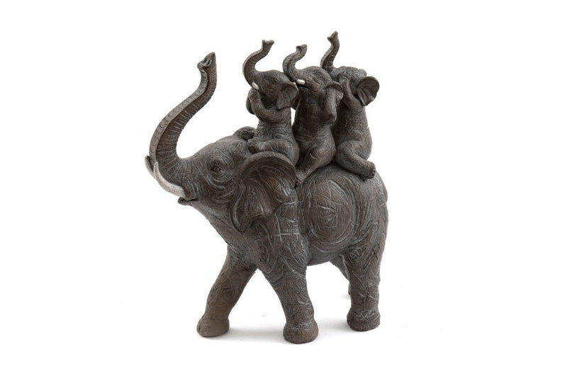 Elephant Family Ornament